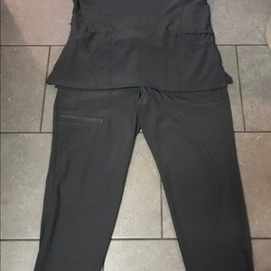 HeartSoul Scrub Set - Charcoal - Medium